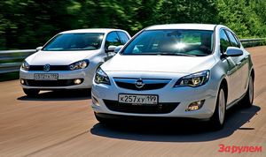 Возраст не порок фольксваген golf и опель astra